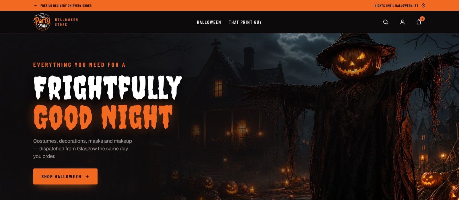 The That Party Place website